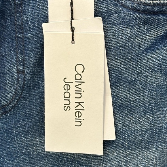 Calvin Klein Jeans Big Boys Slim Straight Distressed 403 Hollis Jeans - size 18 - Picture 14 of 15